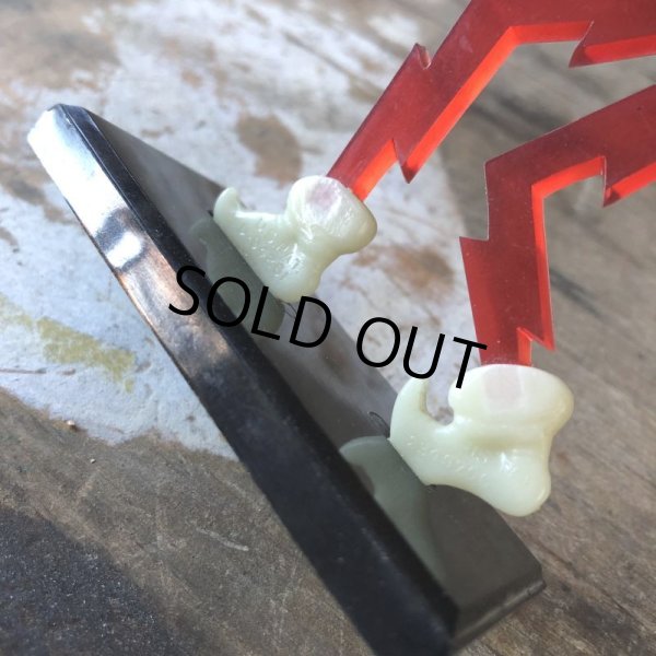 画像8: 〜50s Vintage REDDY KILOWATT Standing Business Card Holder Figure Red w/Black Stand (M168) (8)