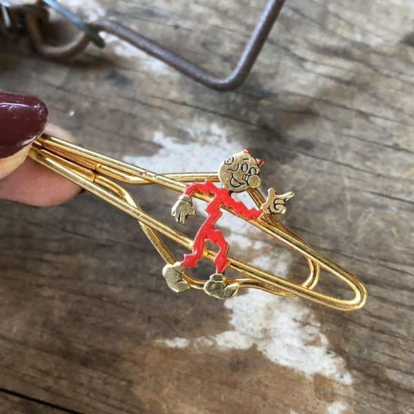 画像5: 50s〜 Vintage REDDY KILOWATT Tie Clip (M174) (5)