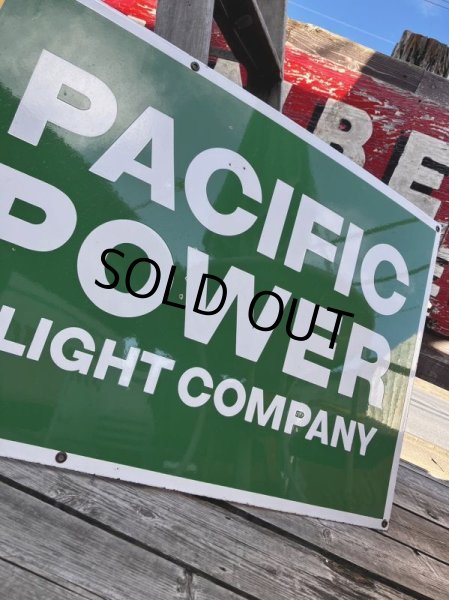 画像7: Vintage Reddy Kilowatt Pacific Power and Light Company Porcelain Sign (M177)  (7)