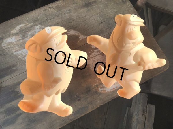 画像7: Vintage Flintstone Fred & Barney Wall Hanging Decor (M179)  (7)