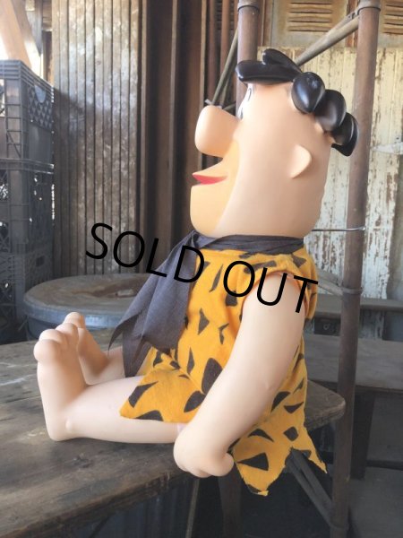 画像4: 80s Vintage Mighty Star CANADA Fred Flintstone 15” Doll (M178)  (4)