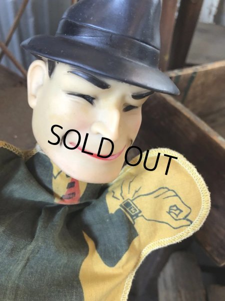 画像2: 60s Vintage Ideal Hand Puppet The Dick Tracy Show Dick Tracy (M181) (2)