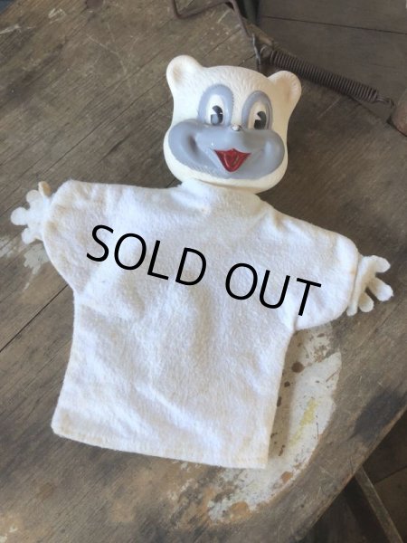 画像13: 50s Vintage Advertising Hand Puppet Teddy Snow Crop Orange Juice (M186) (13)