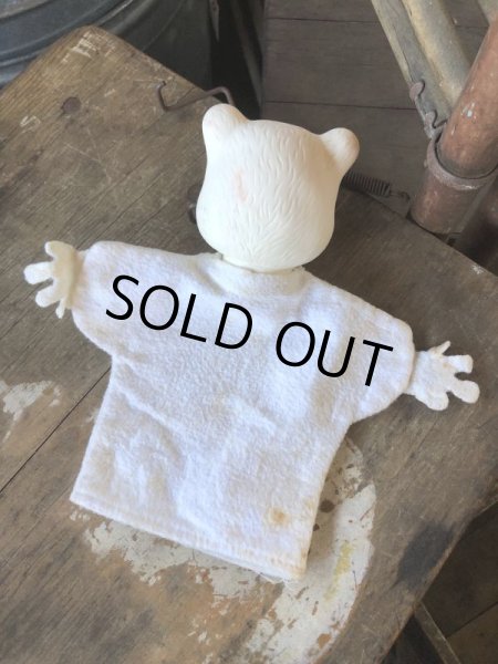 画像12: 50s Vintage Advertising Hand Puppet Teddy Snow Crop Orange Juice (M186) (12)