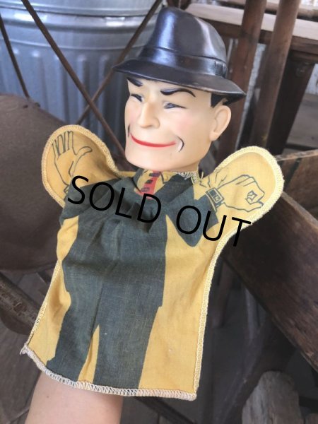 画像1: 60s Vintage Ideal Hand Puppet The Dick Tracy Show Dick Tracy (M181) (1)