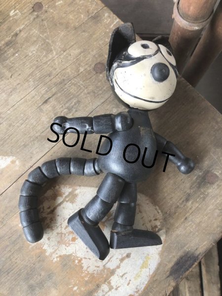 画像13: 1925 Vintage Sullivan Jointed Felix the Cat Wooden Doll (M187)  (13)
