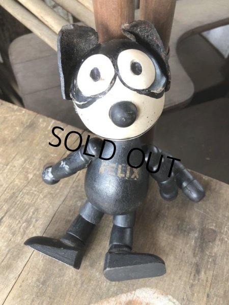 画像10: 1925 Vintage Sullivan Jointed Felix the Cat Wooden Doll (M187)  (10)