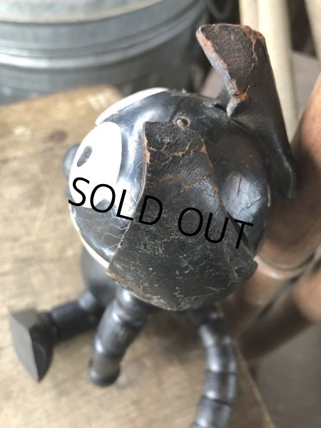 画像9: 1925 Vintage Sullivan Jointed Felix the Cat Wooden Doll (M187)  (9)