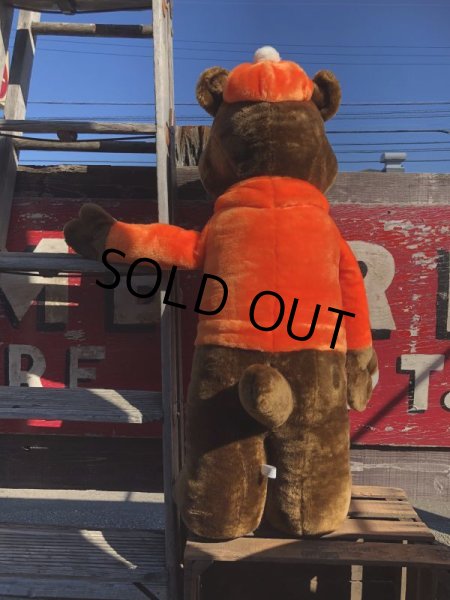 画像18: 80s Vintage A&W Root Beer Rooty Bear Jumbo Size Plush Doll 95cm (M191) (18)