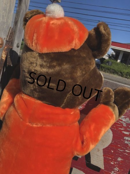 画像12: 80s Vintage A&W Root Beer Rooty Bear Jumbo Size Plush Doll 95cm (M191) (12)