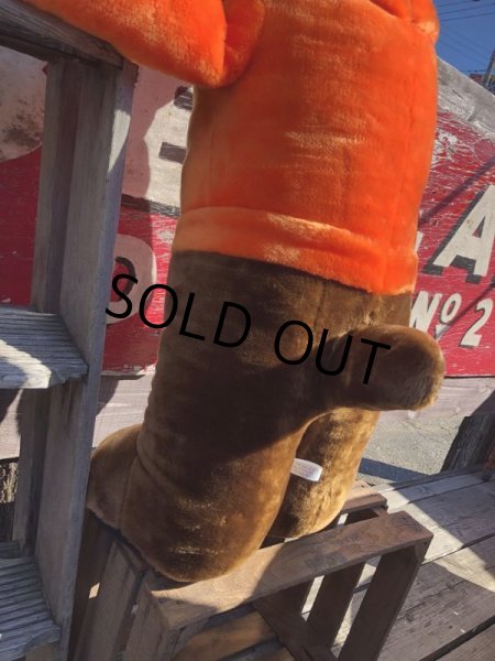 画像13: 80s Vintage A&W Root Beer Rooty Bear Jumbo Size Plush Doll 95cm (M191) (13)