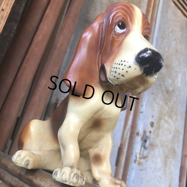 画像6: Vintage Basset Hound Plastic Statue (M196) (6)