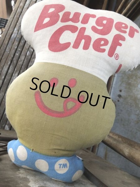 画像3: 70s Vintage Pillow Cloth Doll Burger Chef (M194) (3)