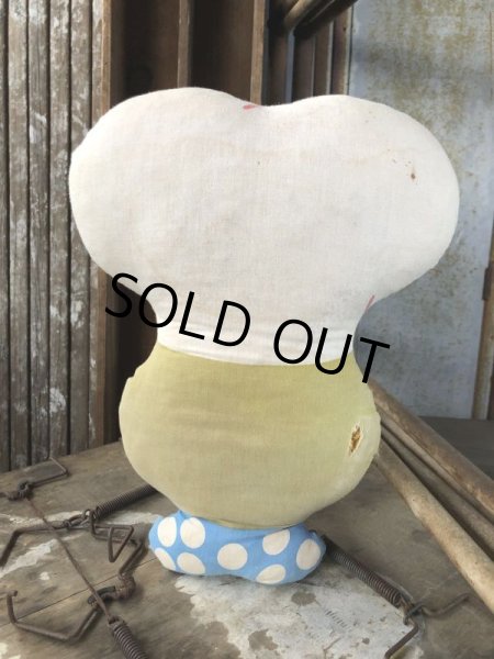 画像4: 70s Vintage Pillow Cloth Doll Burger Chef (M194) (4)