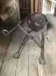 画像5: 1900s Antique ROYAL M.M CO CHICAGO Ice Cream Parlor Stool Twisted Iron Legs (M203)  (5)