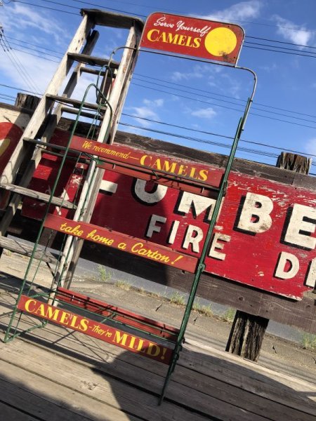 画像12: Vintage Advertising Camel Cigarettes Store Display Shelf Rack Sign (M205)  (12)