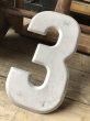 画像2: Vintage USA Original Movie Theatre Marquee Letter Signs “ 3 ”  (M240)  (2)