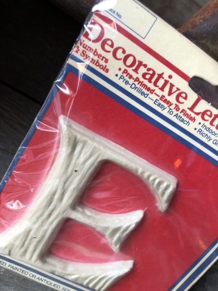 画像2: Vintage Gerber 4-Inch Decorative Letters E (M217)  (2)