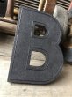 画像2: Vintage USA Original Movie Theatre Marquee Letter Signs “ B ”  (M246)  (2)