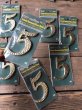 画像1: Vintage Hillman 3-Inch Colonial Hammersd Brass Plated House Number 5 (M210)  (1)