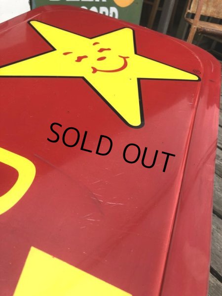 画像8: Original Carl's Jr Hardee's Advertising Drive-thru Vintage Sign (M262) (8)