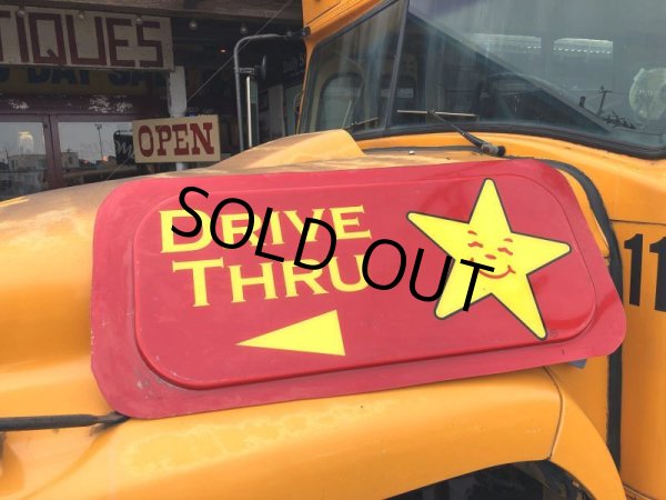 画像19: Original Carl's Jr Hardee's Advertising Drive-thru Vintage Sign (M262) (19)