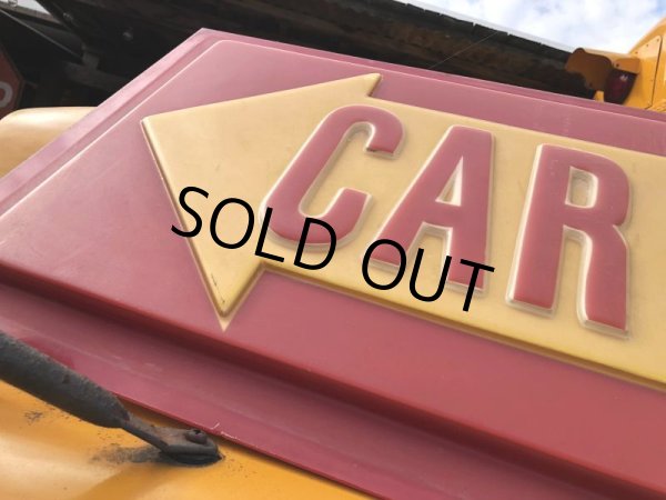 画像2: Vintage CAR WASH Service Station Sign (M263) (2)