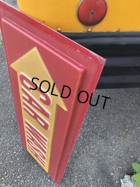 画像5: Vintage CAR WASH Service Station Sign (M263) (5)