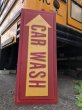 画像6: Vintage CAR WASH Service Station Sign (M263) (6)