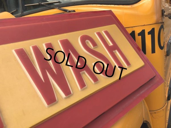 画像3: Vintage CAR WASH Service Station Sign (M263) (3)