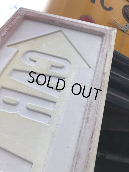 画像10: Vintage CAR WASH Service Station Sign (M263) (10)