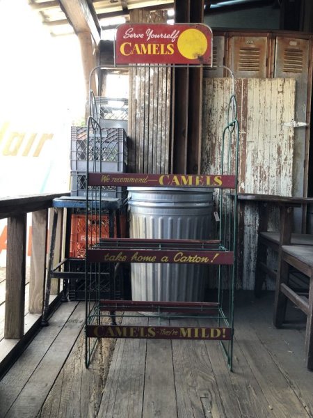 画像21: Vintage Advertising Camel Cigarettes Store Display Shelf Rack Sign (M205)  (21)