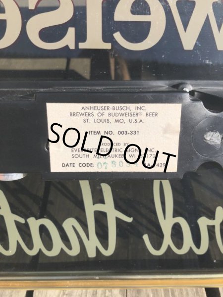 画像8: Vintage Advertising Budweiser Beer I Heard That! Lighted Store Display Sign (M269)  (8)
