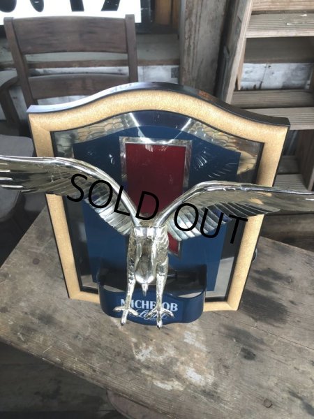 画像2: Vintage Michelob Light Beer 3D Eagle Plaque Store Display Lighted Sign (M272)  (2)