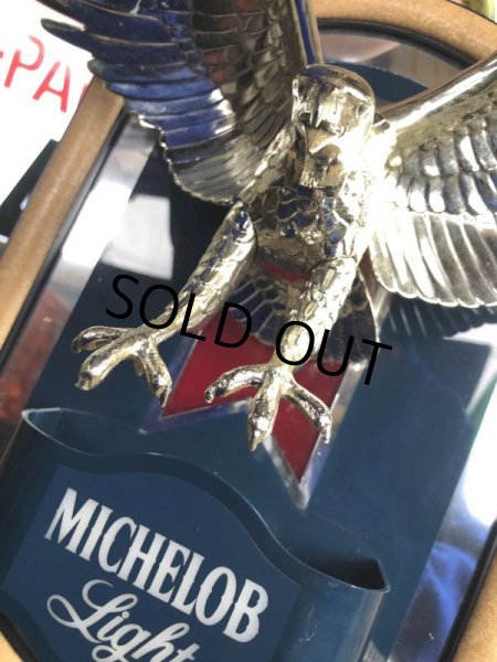 画像10: Vintage Michelob Light Beer 3D Eagle Plaque Store Display Lighted Sign (M272)  (10)