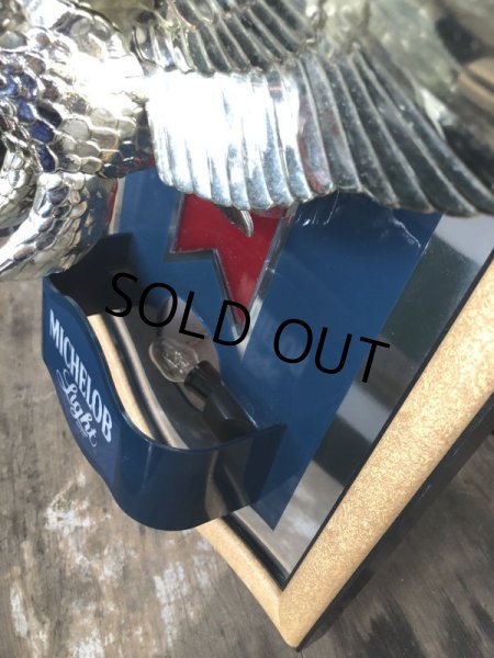 画像6: Vintage Michelob Light Beer 3D Eagle Plaque Store Display Lighted Sign (M272)  (6)