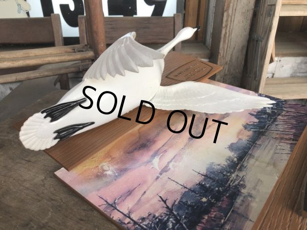 画像9: 60s Wiedemann's Fine Beer Trumpeter Swan Advertising Store Display Lighted Sign (M273)  (9)