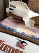 画像2: 60s Wiedemann's Fine Beer Trumpeter Swan Advertising Store Display Lighted Sign (M273)  (2)