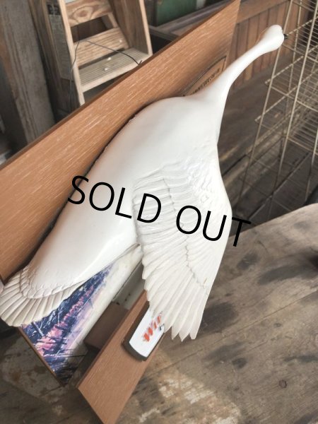 画像6: 60s Wiedemann's Fine Beer Trumpeter Swan Advertising Store Display Lighted Sign (M273)  (6)