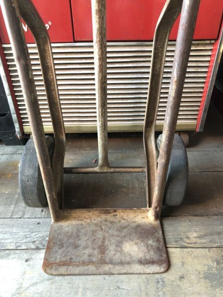 画像3: 【店舗引き取り限定】 Vintage Antique Old Industrial Heavy Duty Hand Truck Dolly (M274)  (3)
