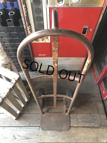 画像3: 【店舗引き取り限定】 Vintage Antique Old Industrial Heavy Duty Hand Truck Dolly (M275)  (3)