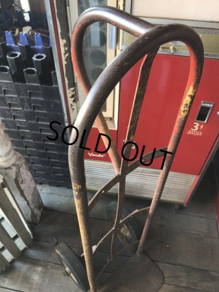 画像7: 【店舗引き取り限定】 Vintage Antique Old Industrial Heavy Duty Hand Truck Dolly (M275)  (7)