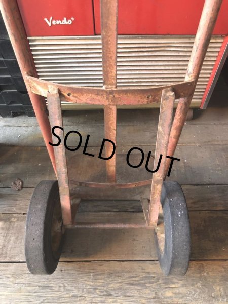 画像13: 【店舗引き取り限定】 Vintage Antique Old Industrial Heavy Duty Hand Truck Dolly (M275)  (13)