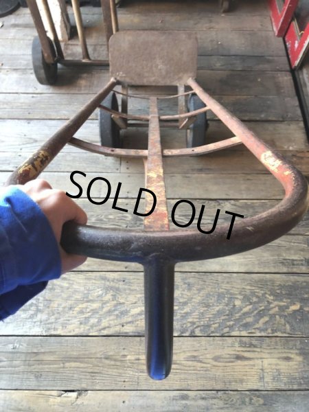 画像15: 【店舗引き取り限定】 Vintage Antique Old Industrial Heavy Duty Hand Truck Dolly (M275)  (15)