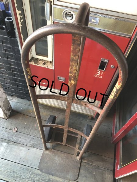画像8: 【店舗引き取り限定】 Vintage Antique Old Industrial Heavy Duty Hand Truck Dolly (M275)  (8)