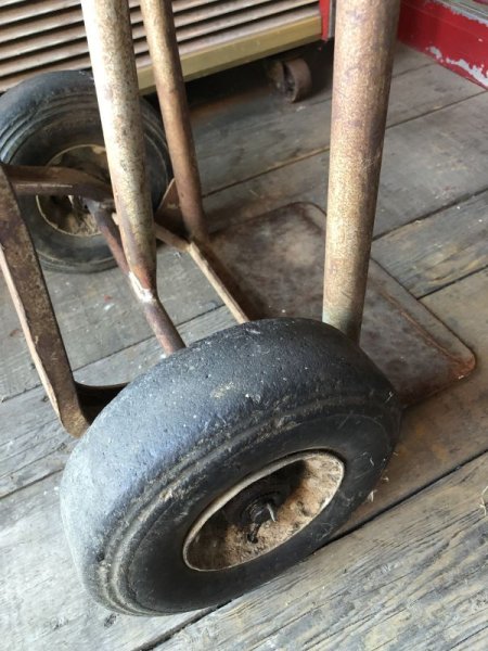画像6: 【店舗引き取り限定】 Vintage Antique Old Industrial Heavy Duty Hand Truck Dolly (M274)  (6)