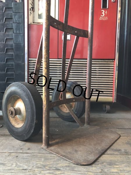 画像6: 【店舗引き取り限定】 Vintage Antique Old Industrial Heavy Duty Hand Truck Dolly (M275)  (6)
