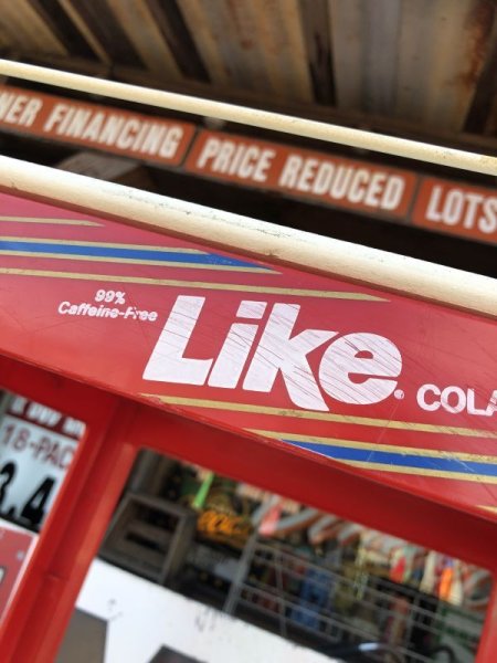 画像17: 【店舗引き取り限定】 80s Like Cola Advertising Hard Plastic Store Display Shelf Rack (M280) (17)