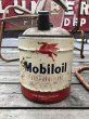 画像1: Vintage Mobil 5GL Motor Gas/Oil Can (M276)  (1)