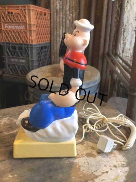 画像8: 80s Vintage Popeye Pushbutton Telephone (M278)  (8)